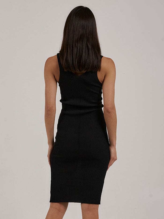 Silvia Knit Dress - Black