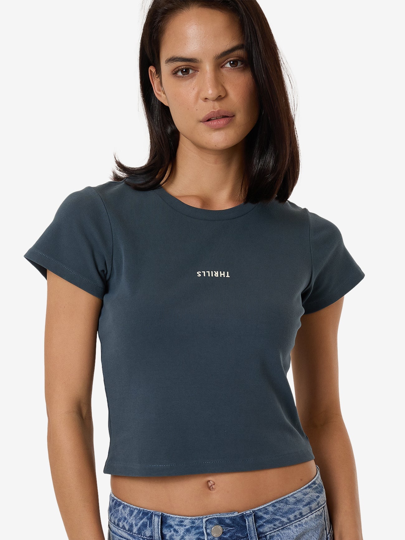 Minimal Thrills Mini Tee - Dark Slate 4