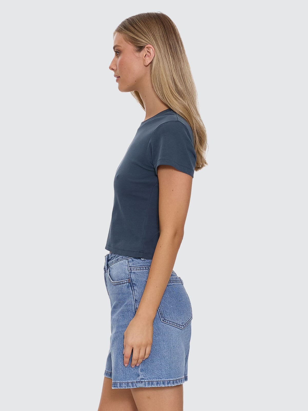 Minimal Thrills Mini Tee - Dark Slate 4