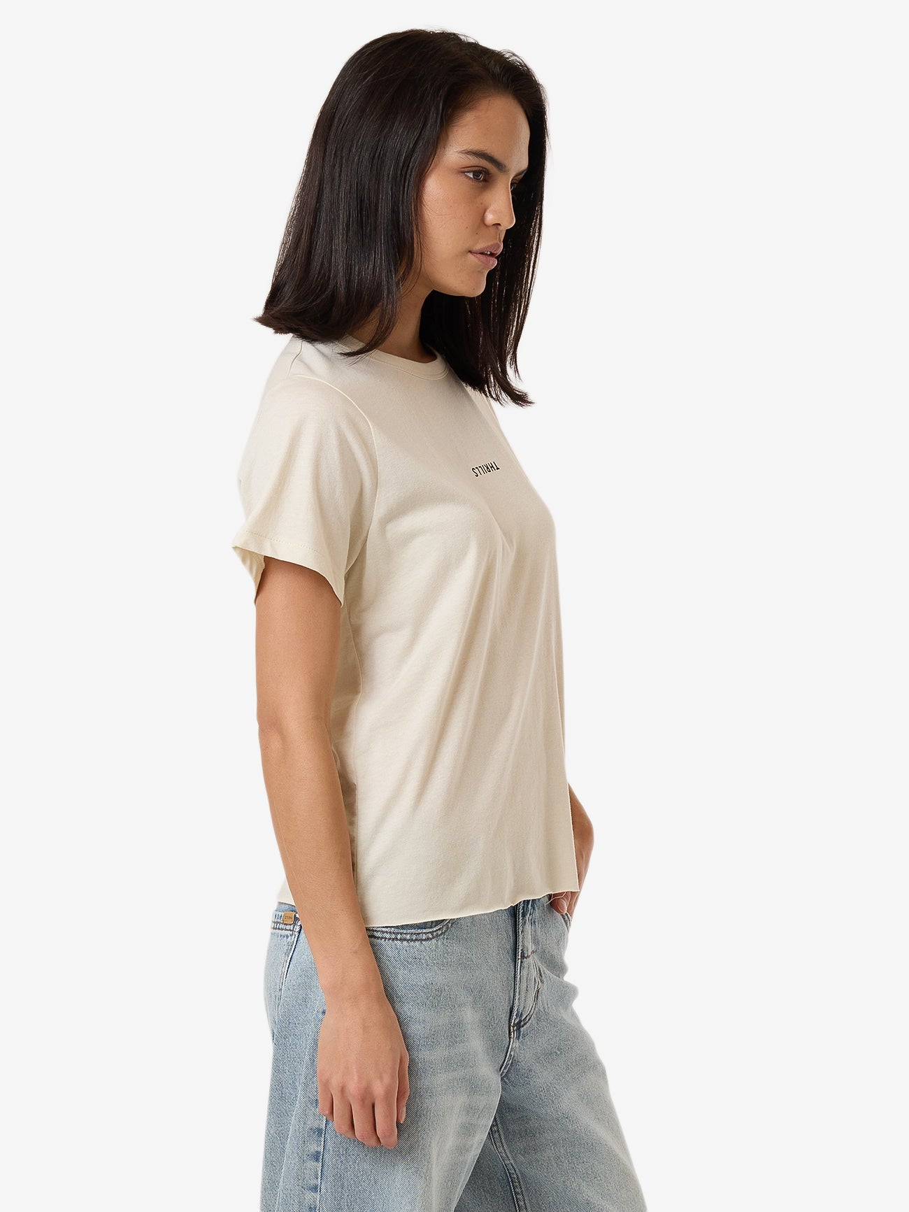 Minimal Thrills Relaxed Tee - Heritage White 4