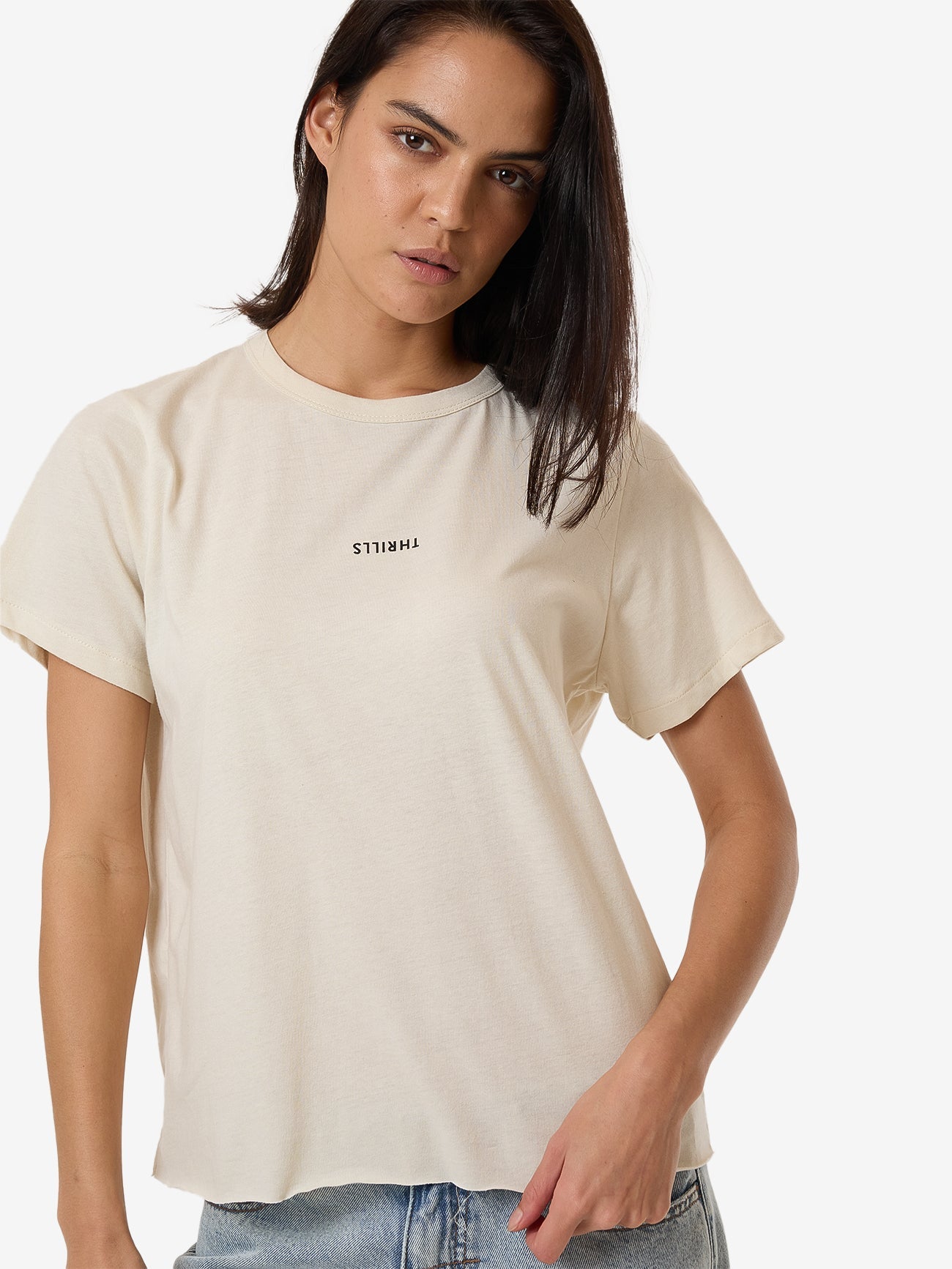 Minimal Thrills Relaxed Tee - Heritage White 4