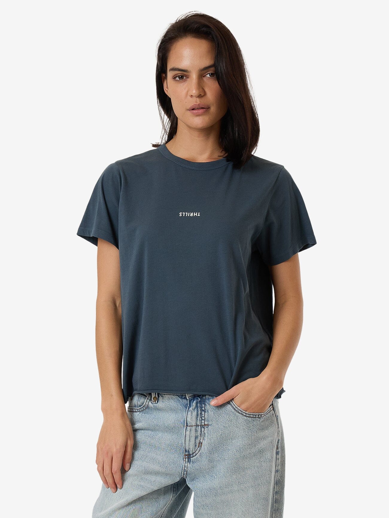 Minimal Thrills Relaxed Tee - Dark Slate 4