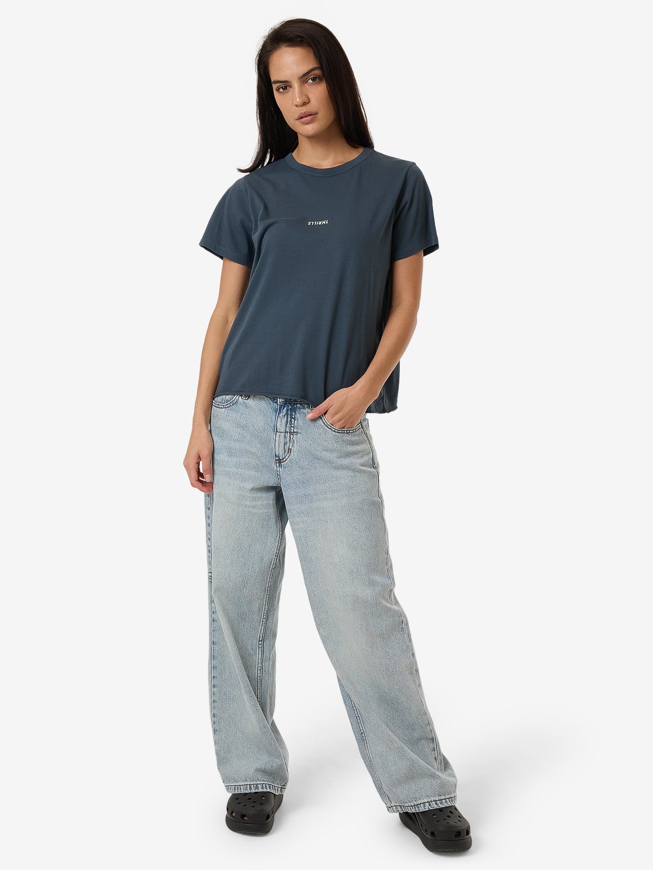 Minimal Thrills Relaxed Tee - Dark Slate 4