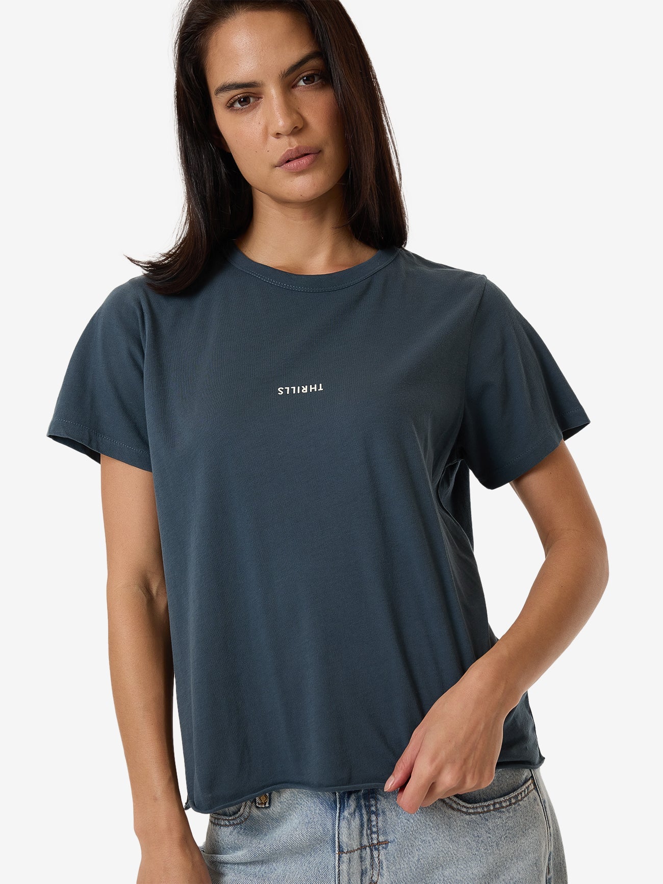 Minimal Thrills Relaxed Tee - Dark Slate 4