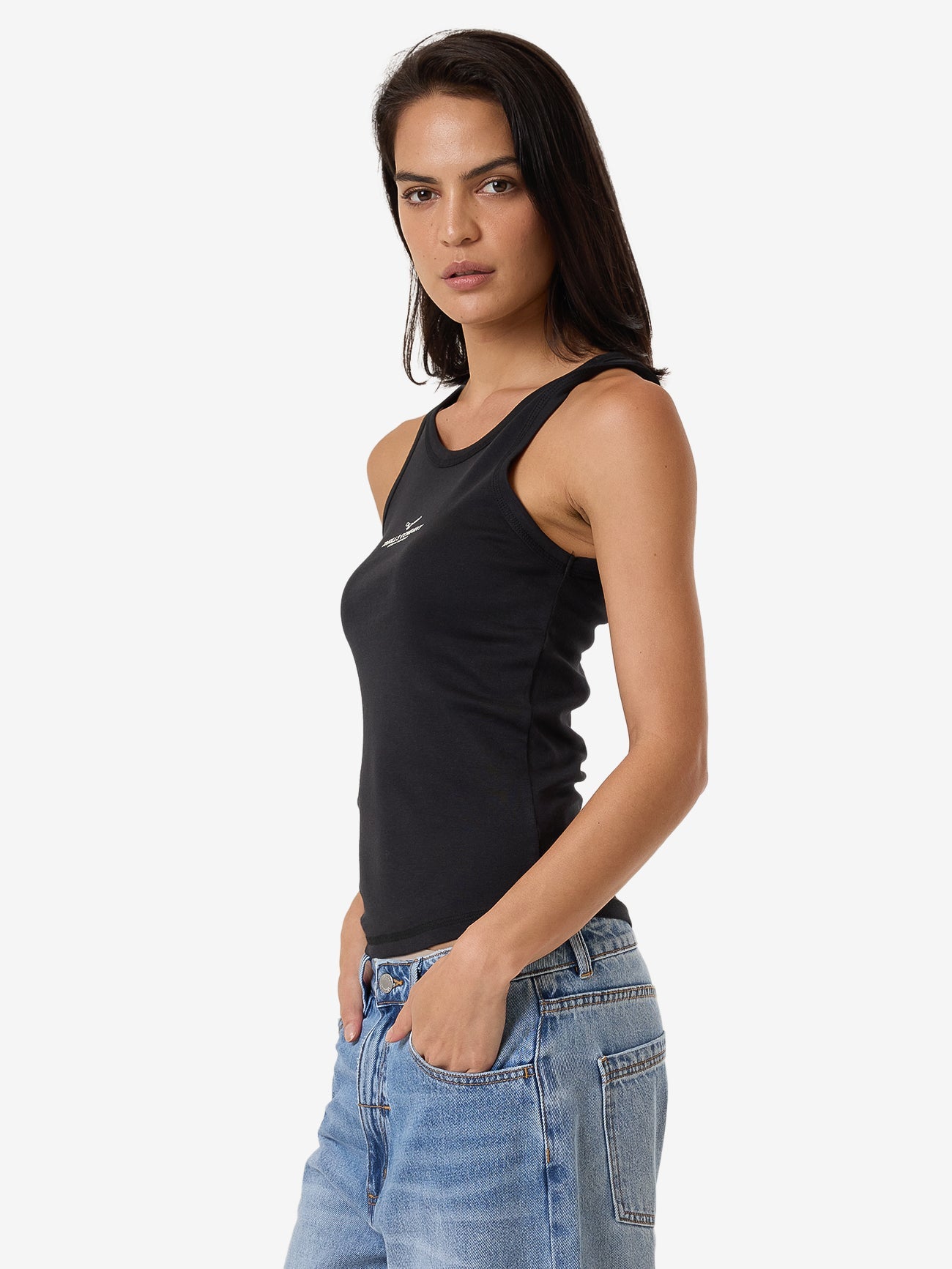 Emblem Of Strength Sloane Tank - Washed Black 4