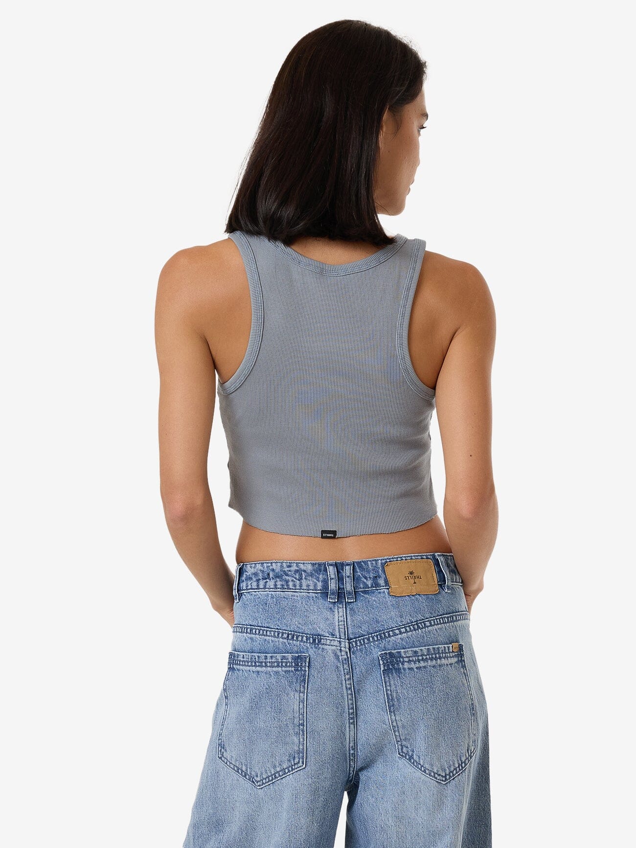 Thrills Workwear Cali Tank - Flint Blue 4