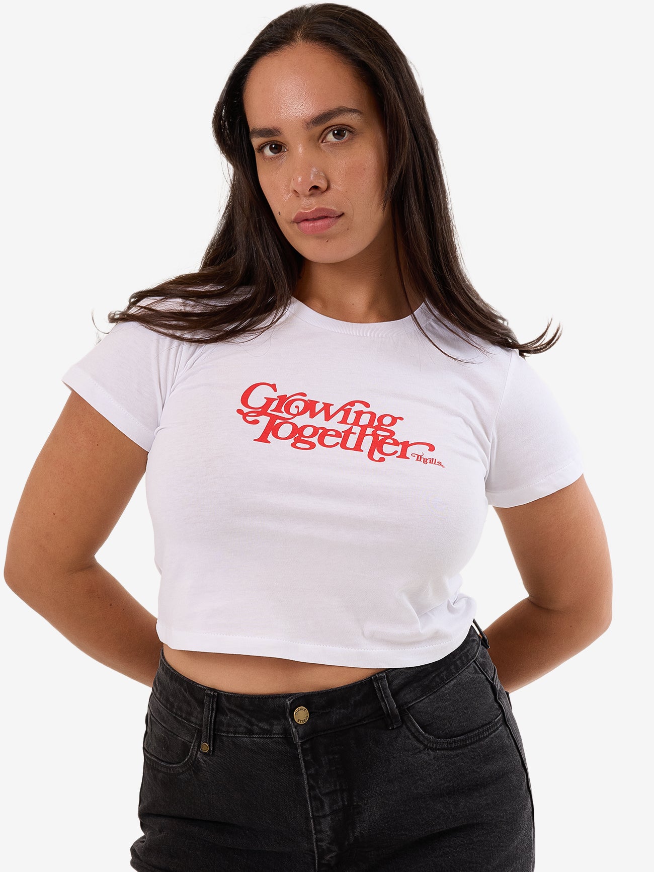 Growing Together Mini Tee - White