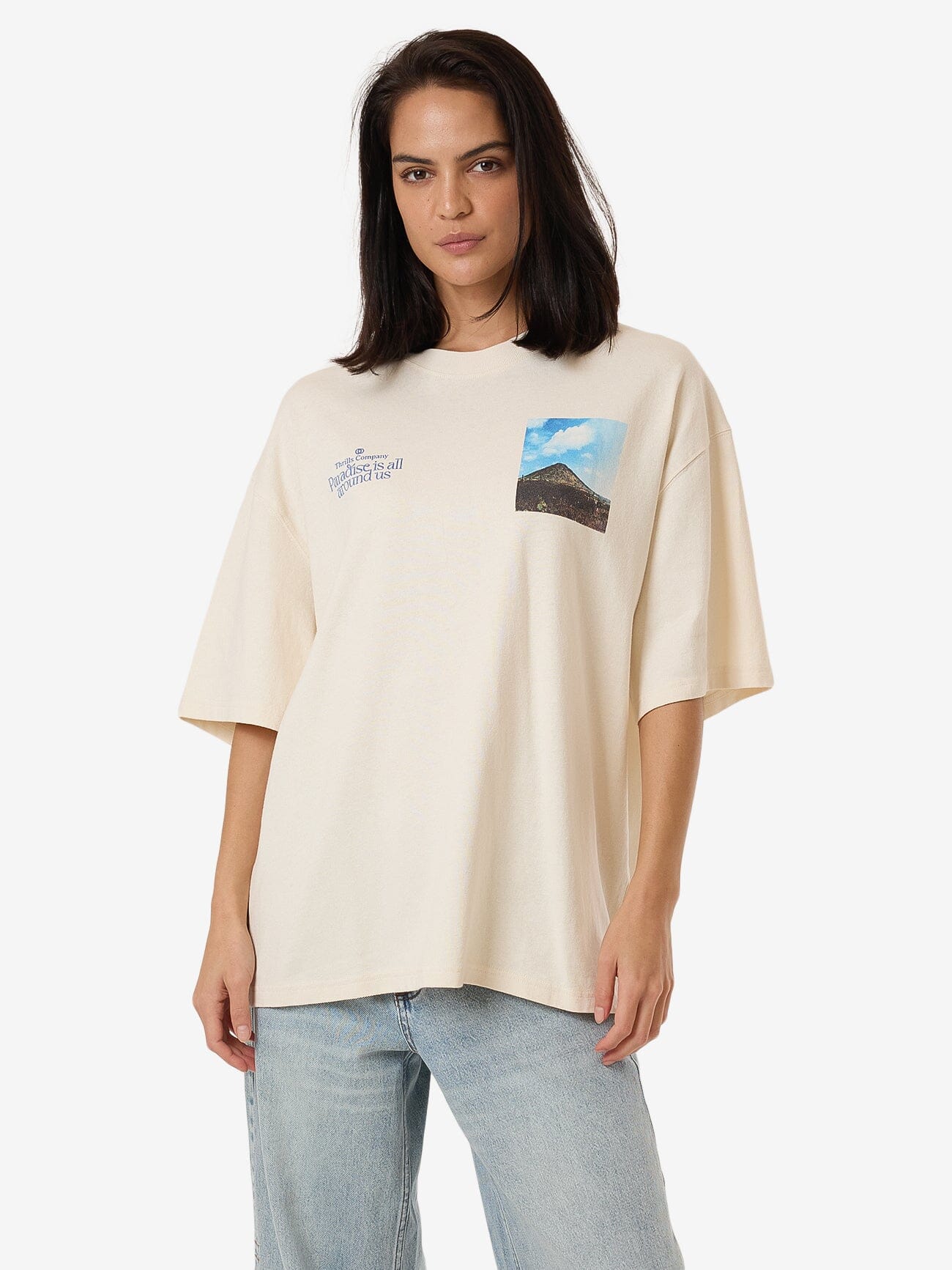 Integration Oversized Tee - Heritage White 4