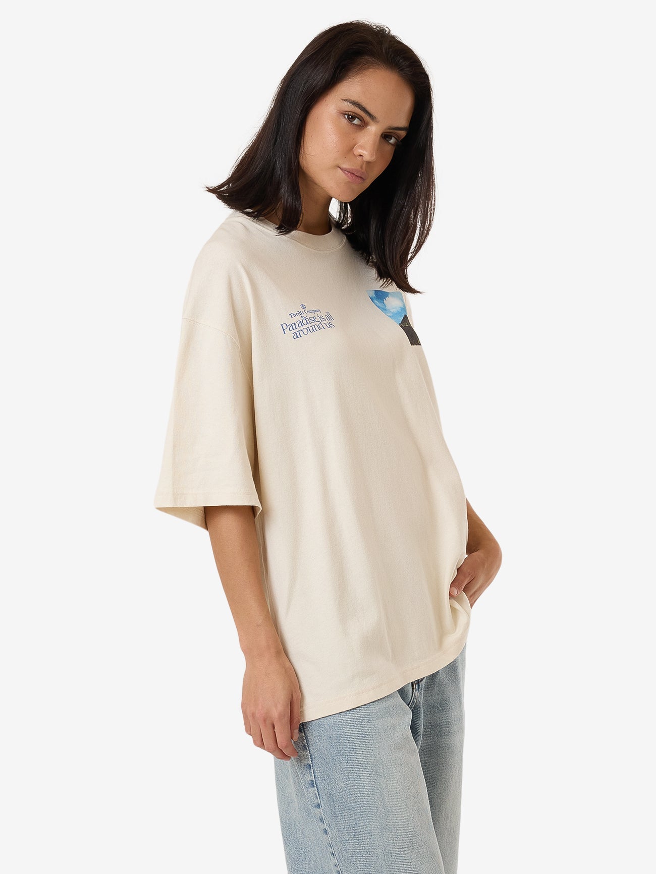 Integration Oversized Tee - Heritage White 4