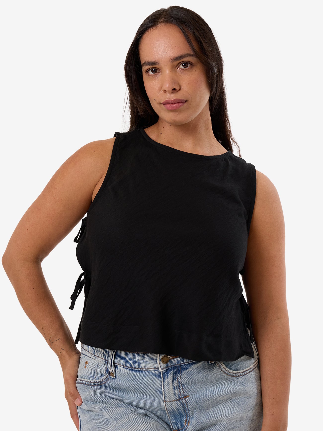 Ember Tie Top - Black