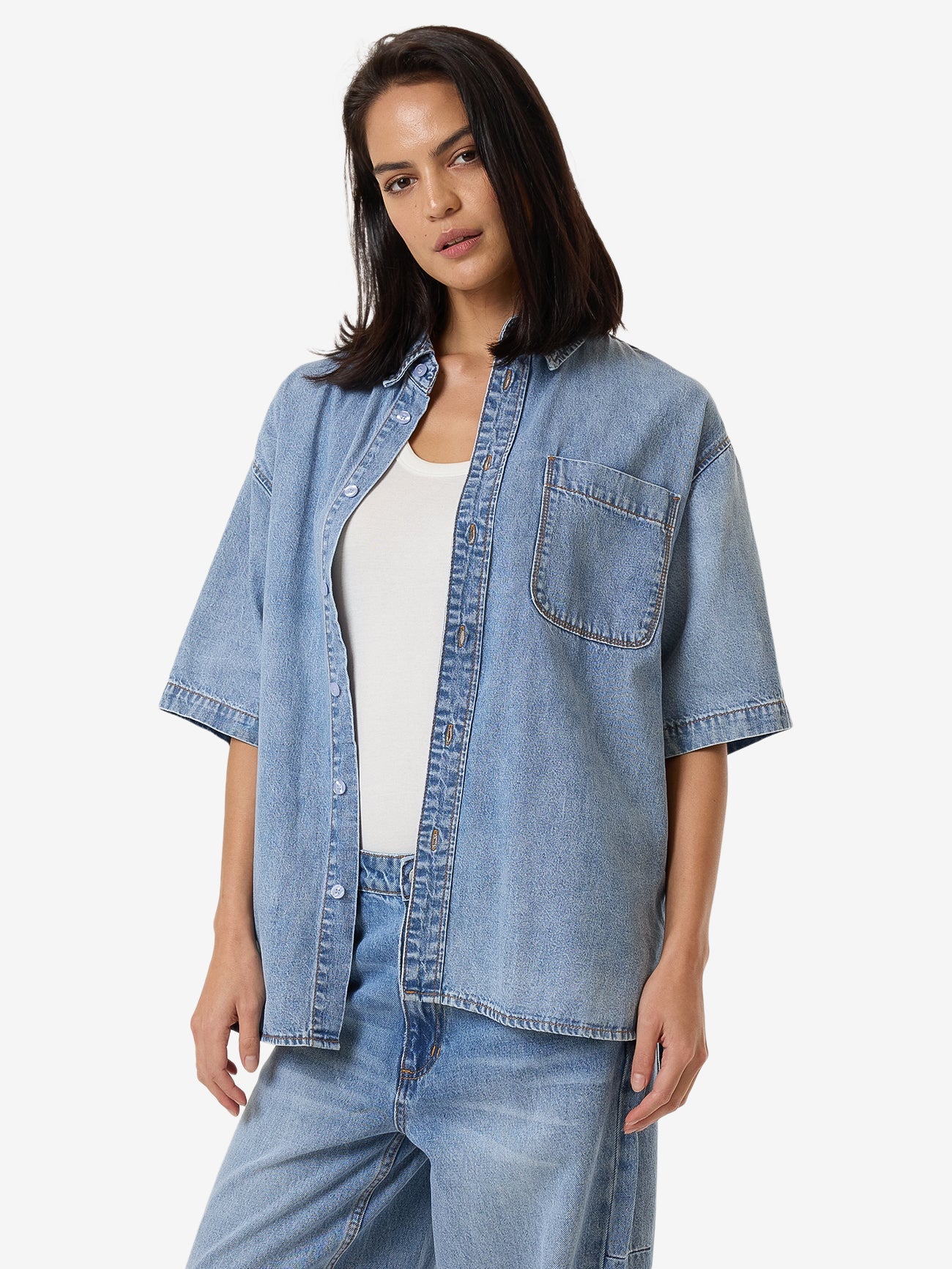 Darian Denim Shirt - Tempest Blue 4