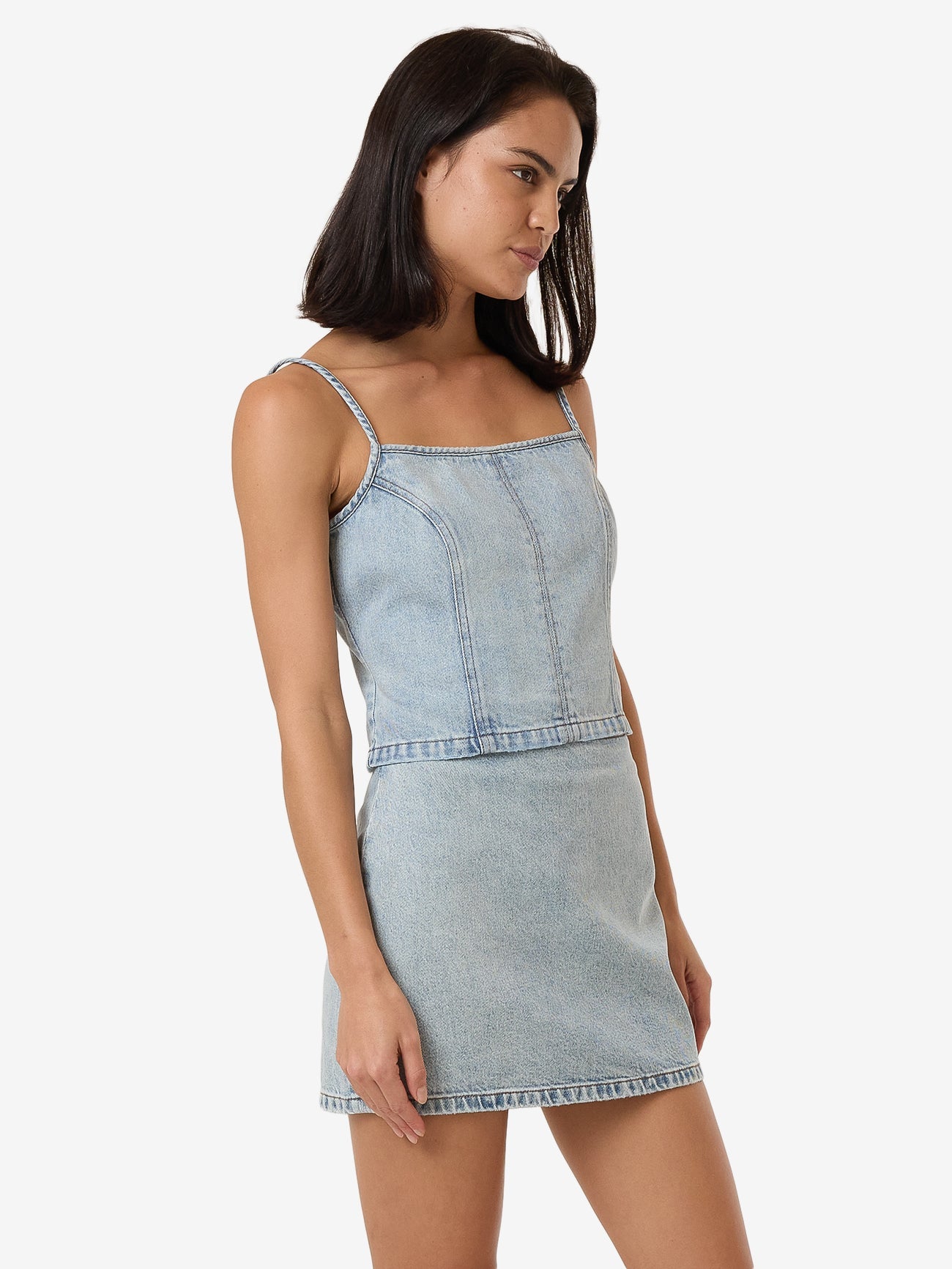 Rory Denim Top - Tainted Blue 4