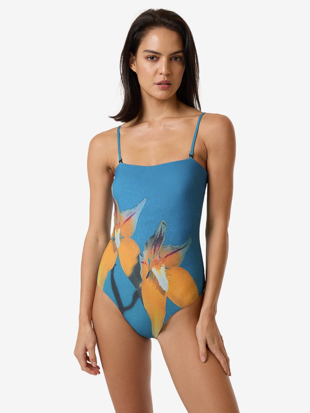 Flower Society Strapless One Piece - Stella Blue 4