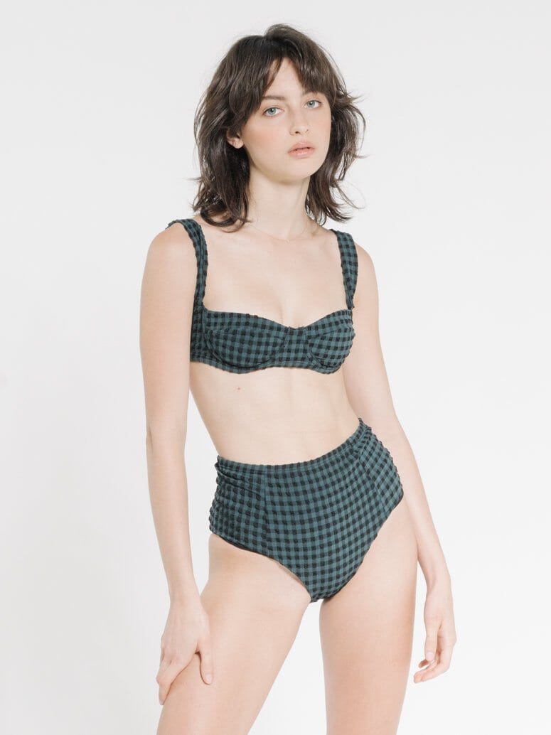 Georgie High Waist Bottom - Pine