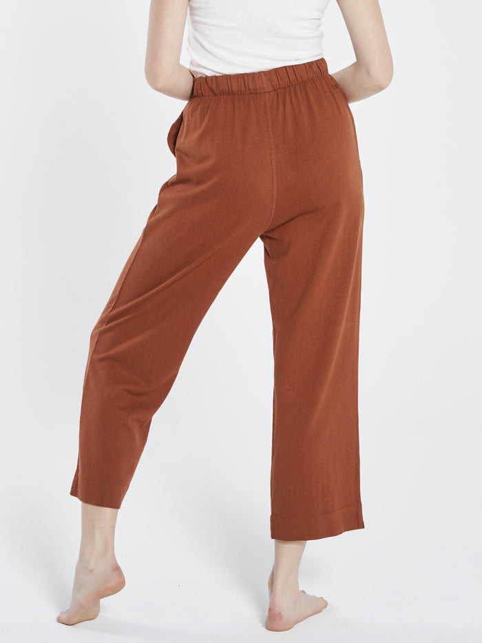 Hemp Heavyweight Ease Pant - Coffee