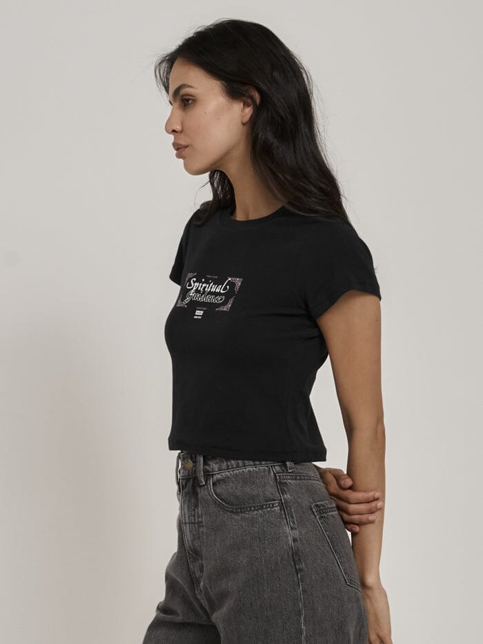 Future Guidance Mini Tee - Washed Black