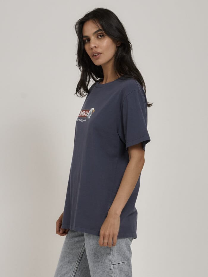 Heavy Strength Merch Fit Tee - Vintage Navy