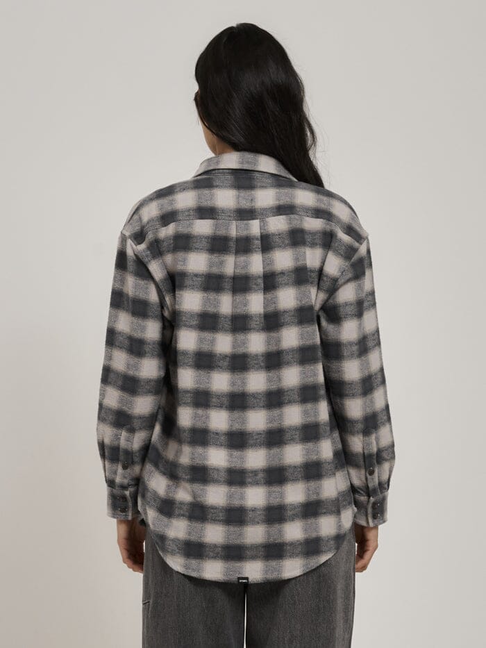 Womens Barrio Flannel Shirt - Petrol