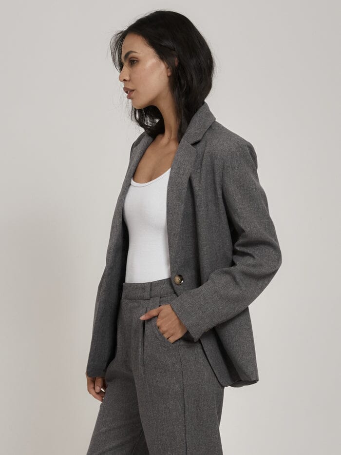 Gabrielle Blazer - Steel Grey