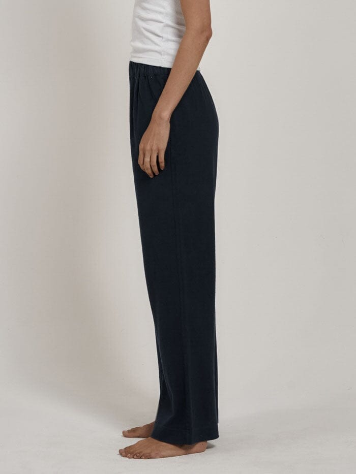 Hemp Full Length Pant - Petrol