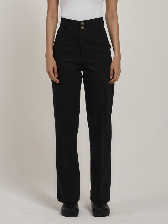 Belle Full Length Chino - Black