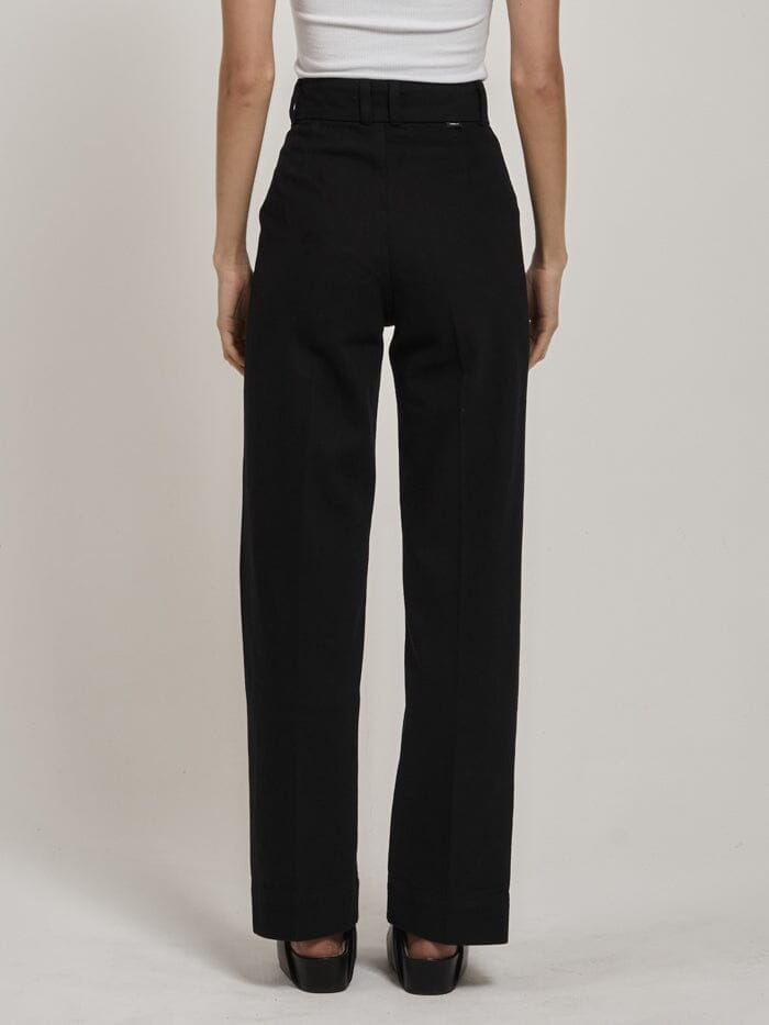 Belle Full Length Chino - Black