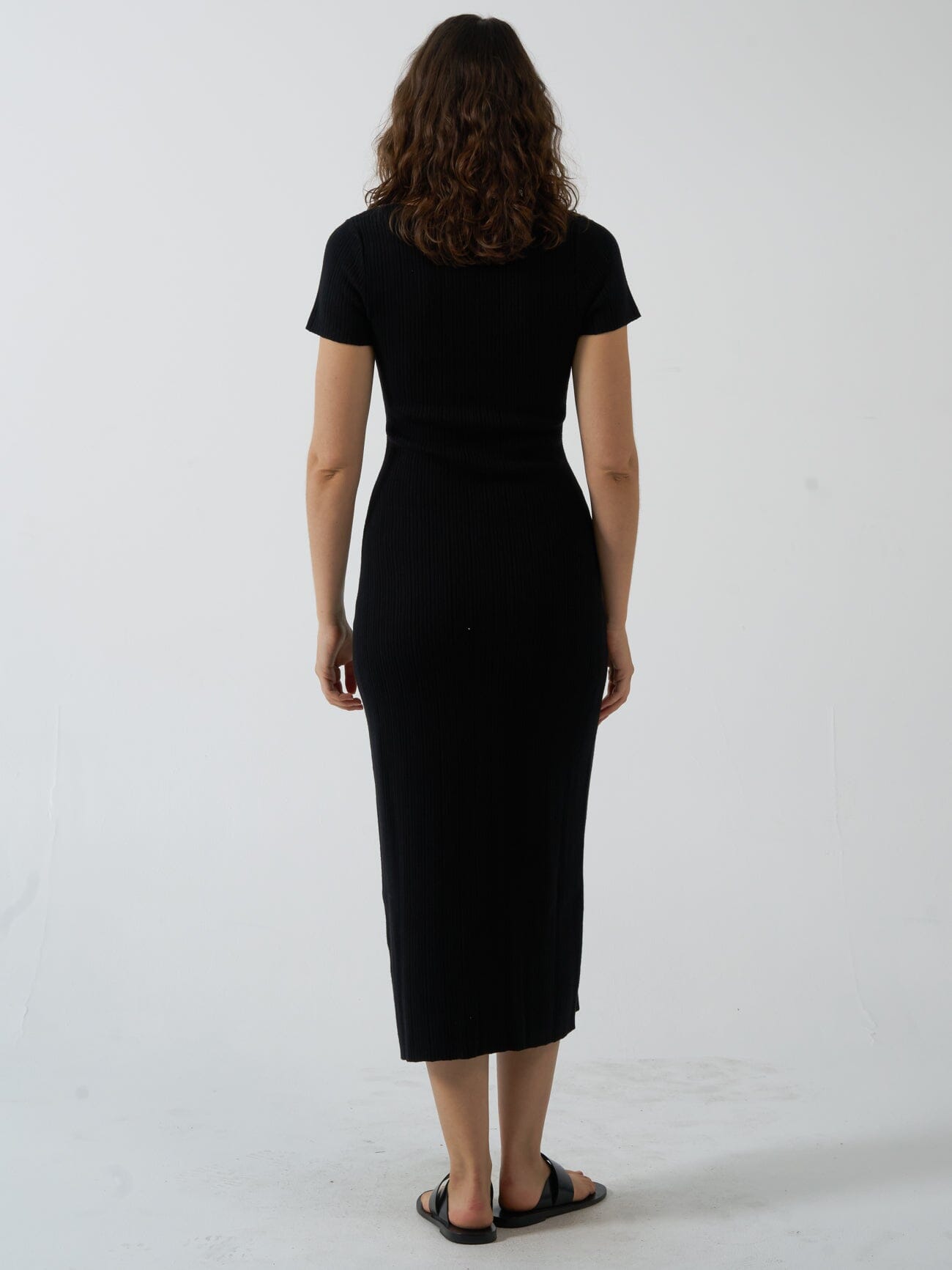 Nisha Knit Dress - Black