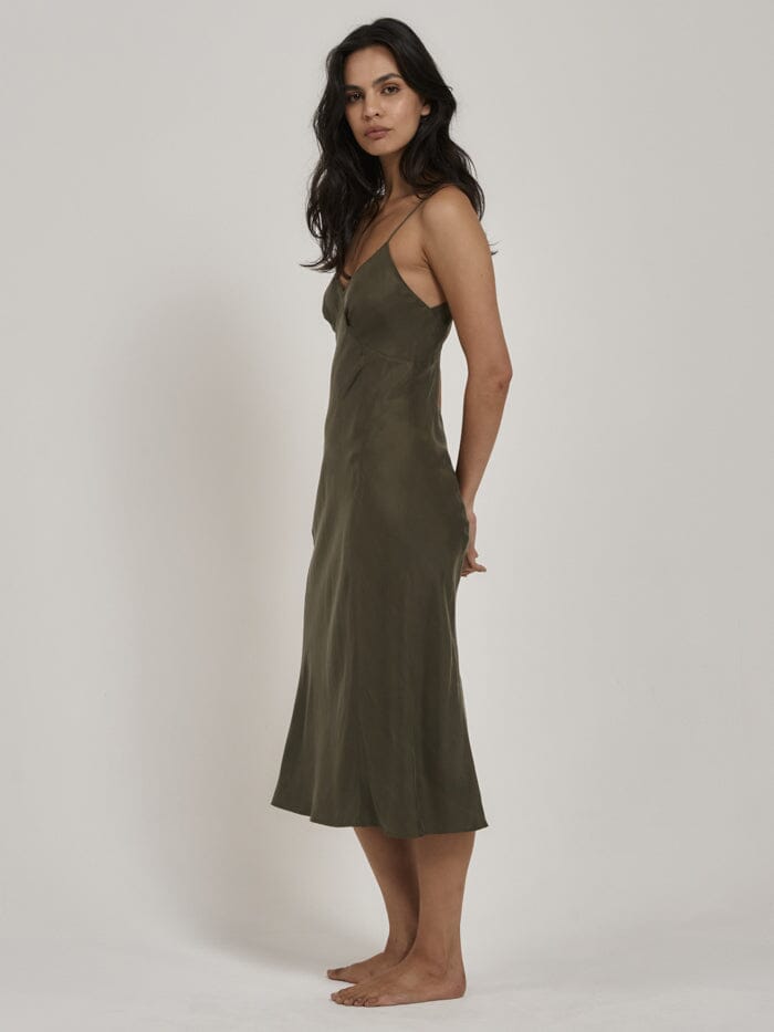 Chelsea Slip Dress - Tarmac