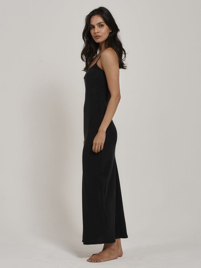 Naomi Slip Dress - Antique Black