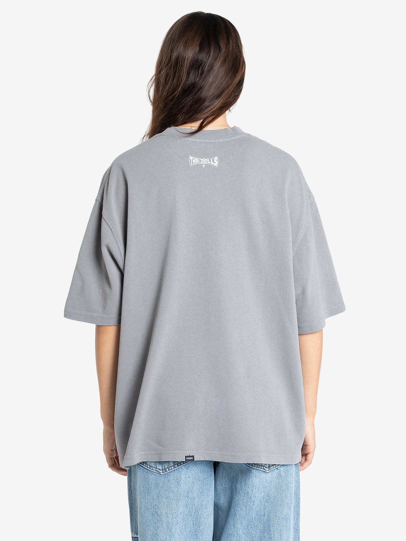 Experience Magic Oversized Tee - Washed Grey 4