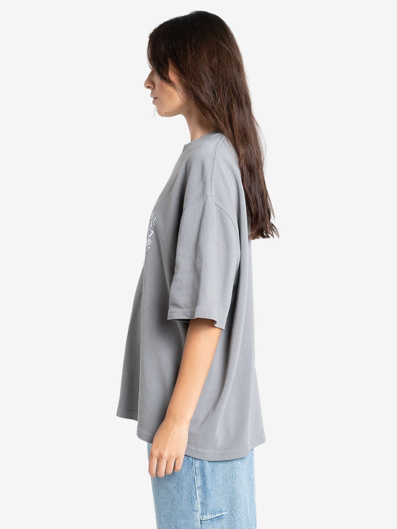 Experience Magic Oversized Tee - Washed Grey 4