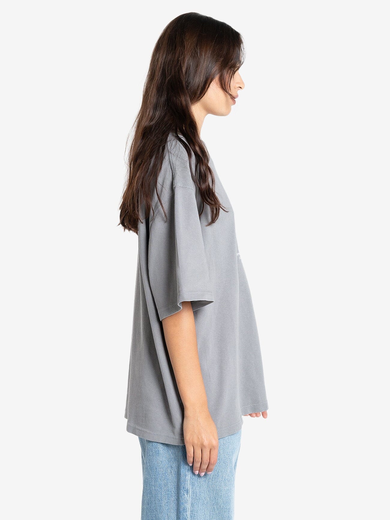 Experience Magic Oversized Tee - Washed Grey 4