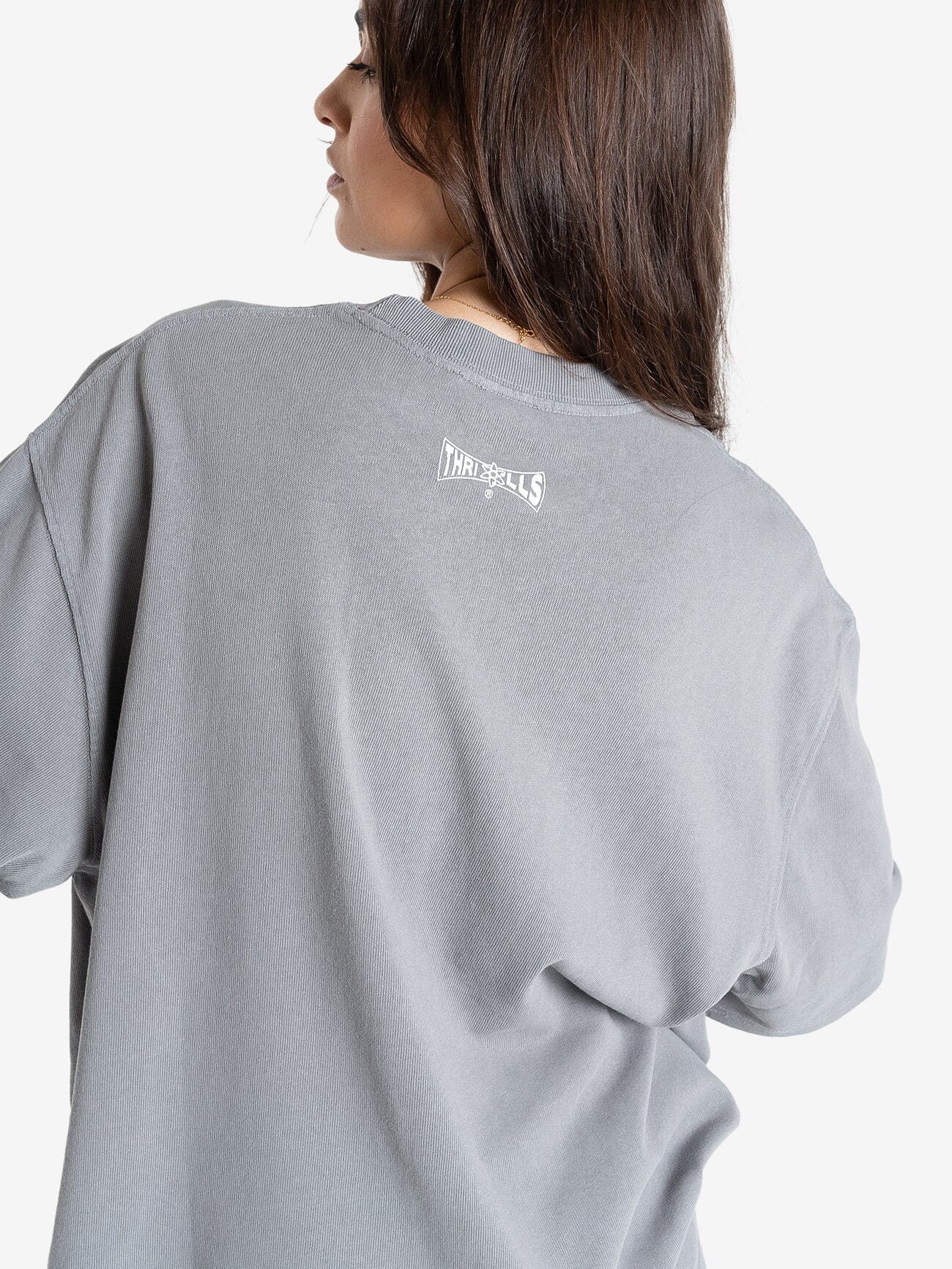 Experience Magic Oversized Tee - Washed Grey 4