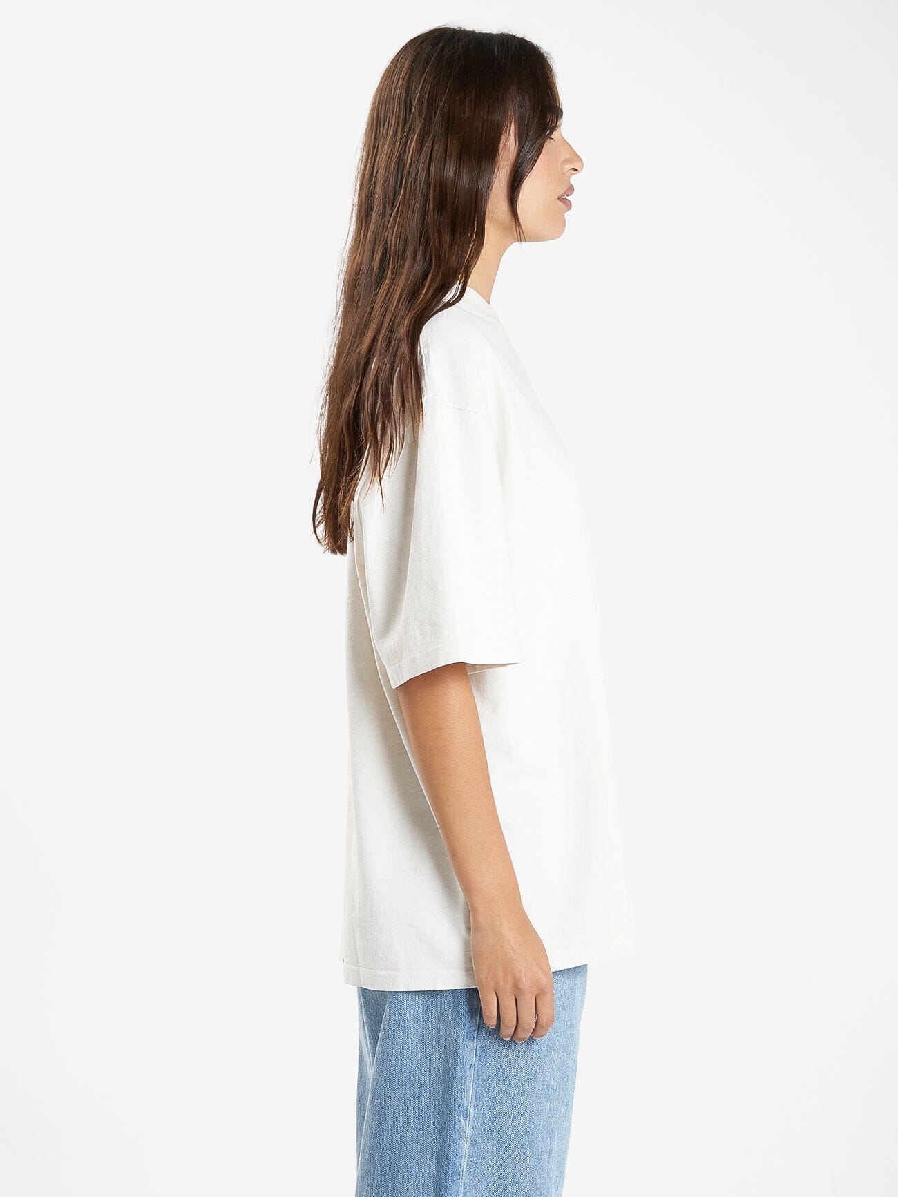 Reality Check Oversized Tee - Heritage White 4