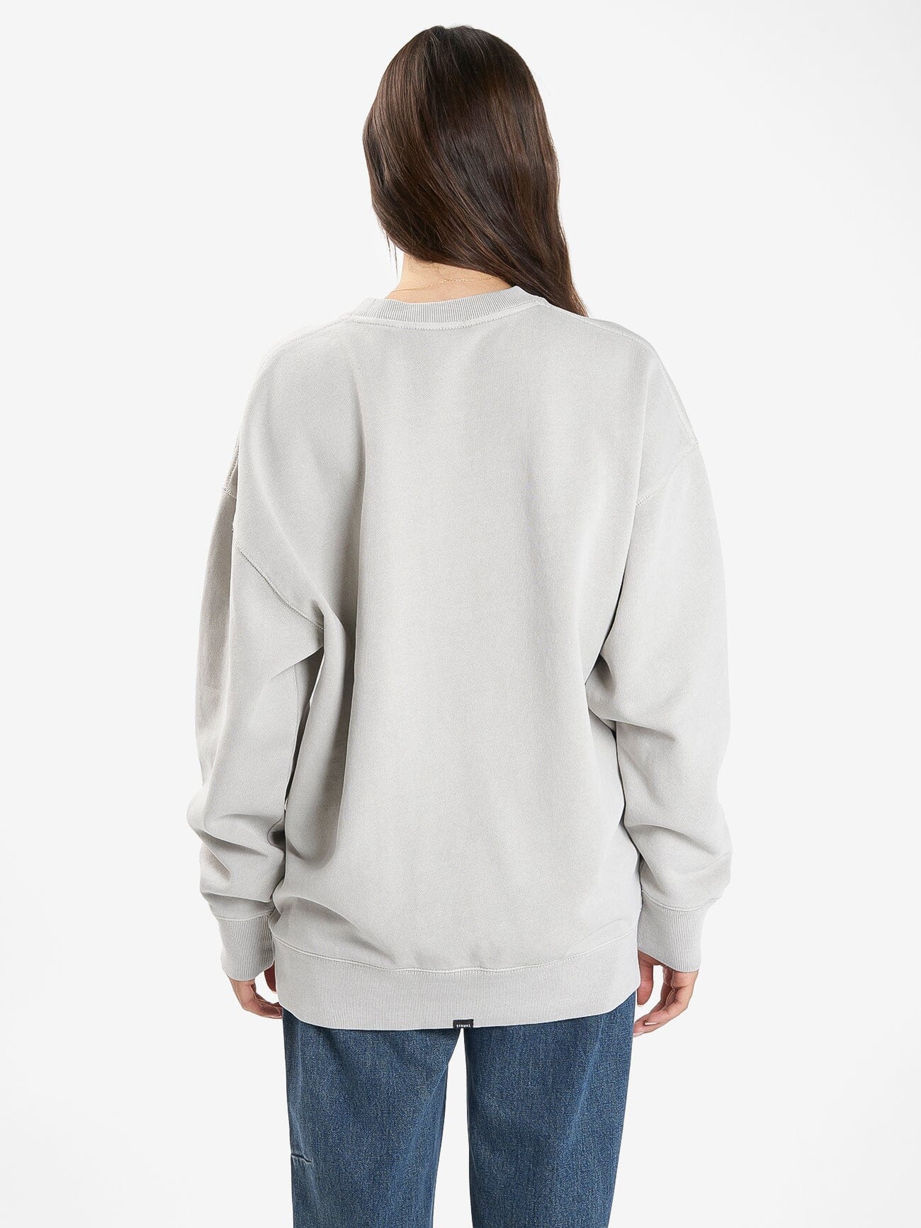 Minimal Thrills Slouch Crew - Oyster Grey 4