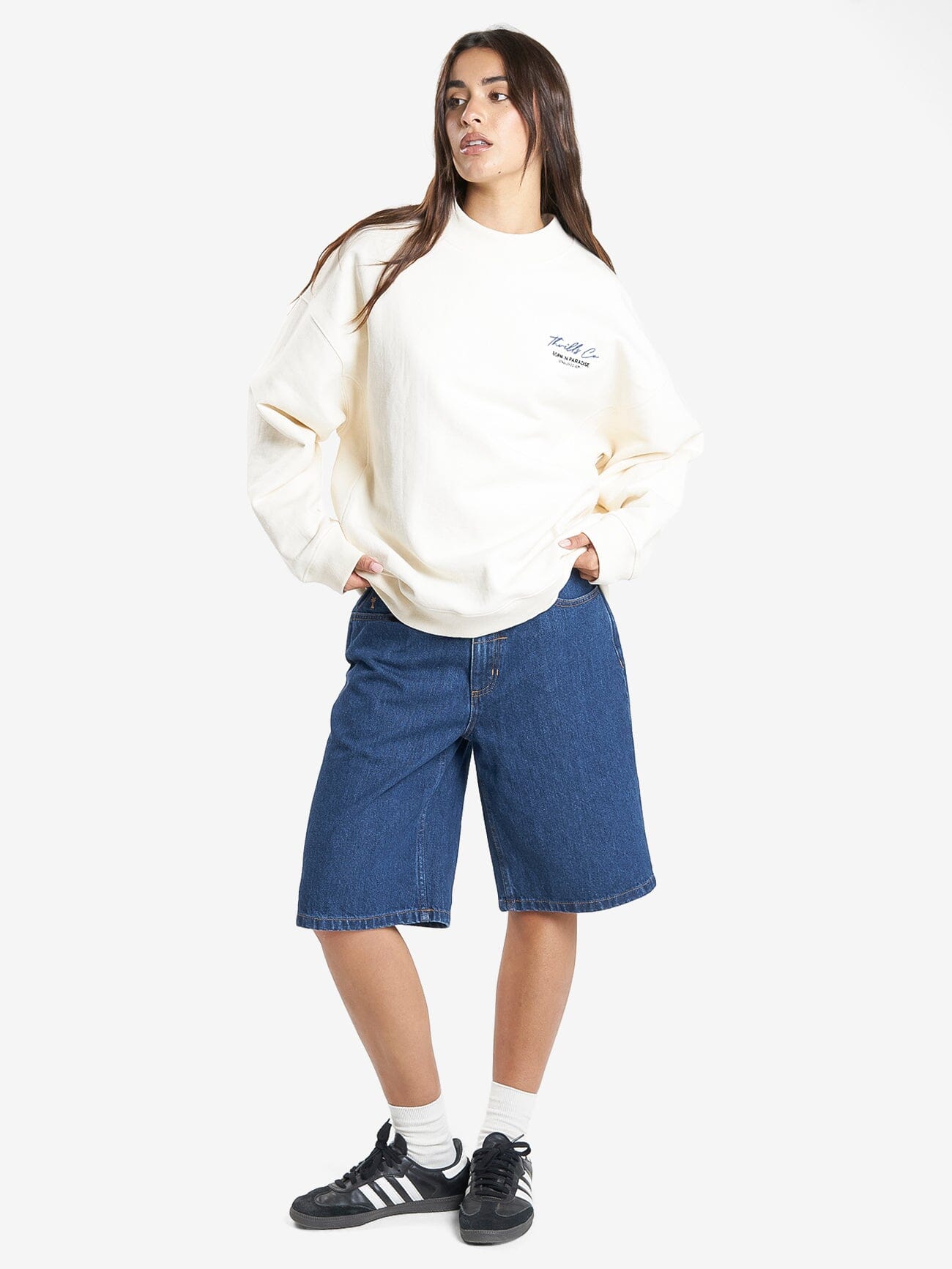 Signature Cocoon Panel Crew - Heritage White 4