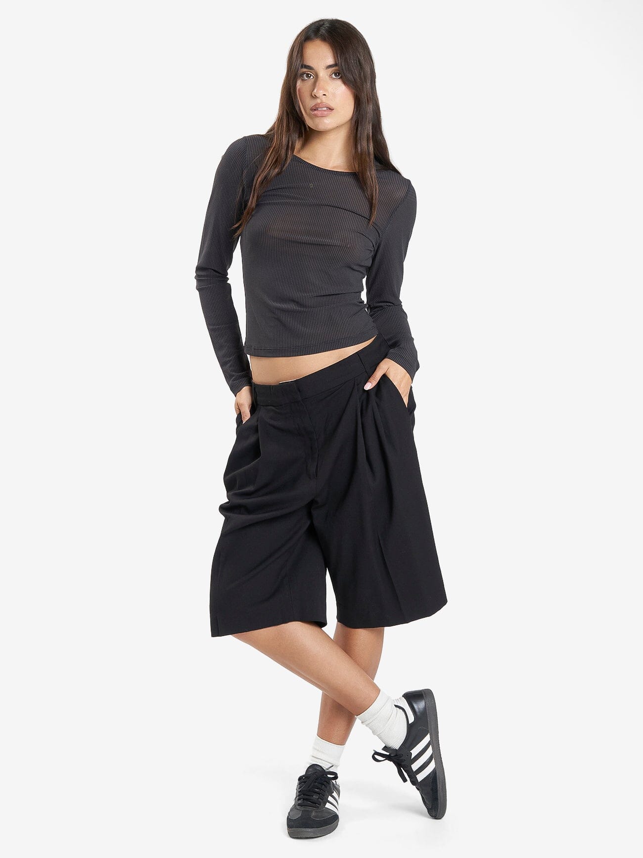 Nano Mesh Top - Dark Charcoal 4