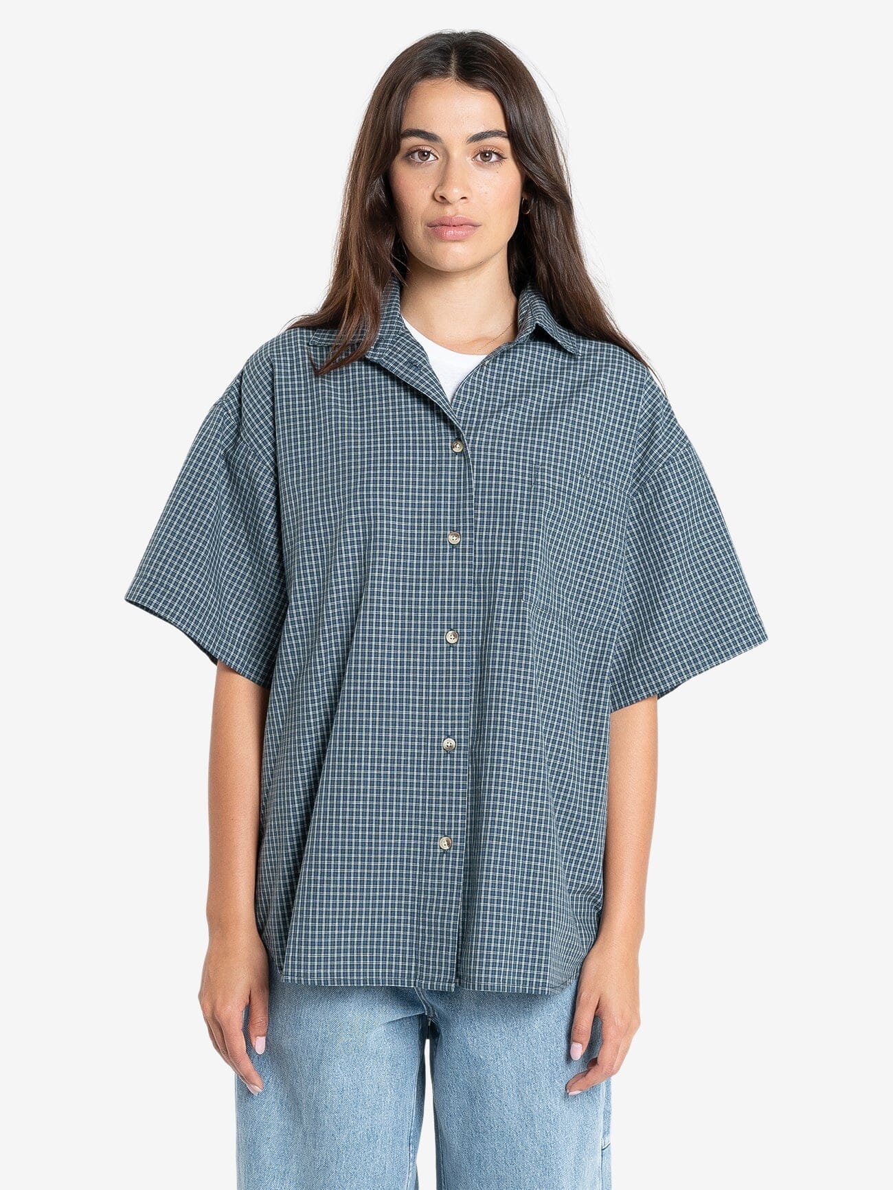 Precious Energy Plaid Shirt - Dark Jade 4