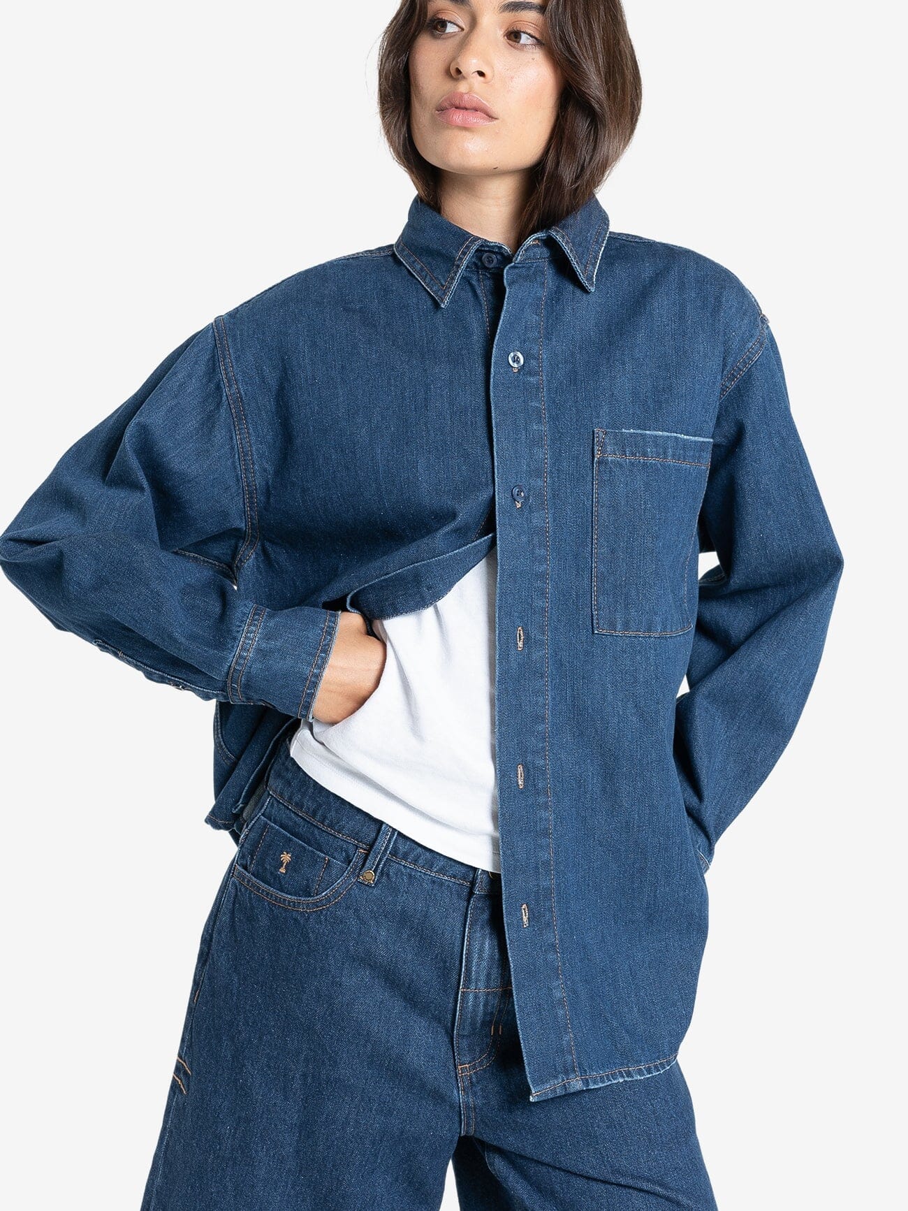 Austin Denim Shirt - Double Indigo Rinse 4