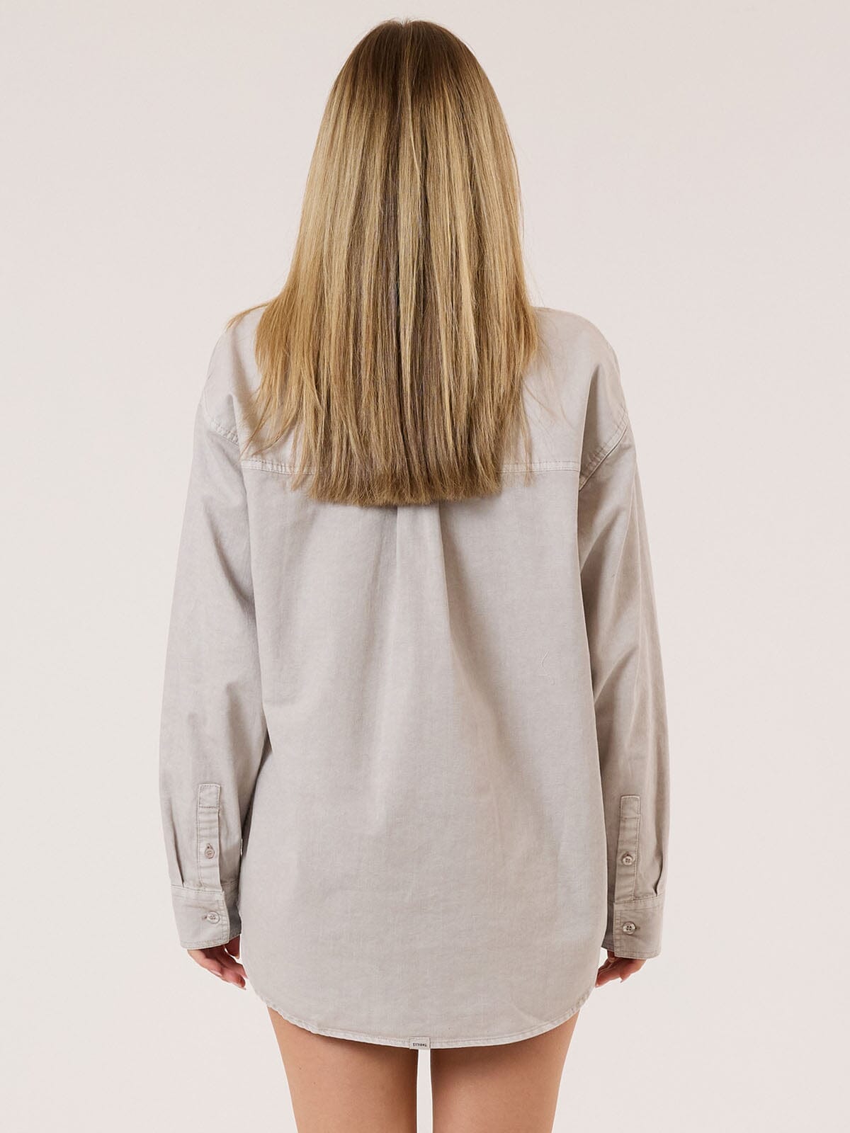 Austin Denim Shirt - Oyster Grey 4