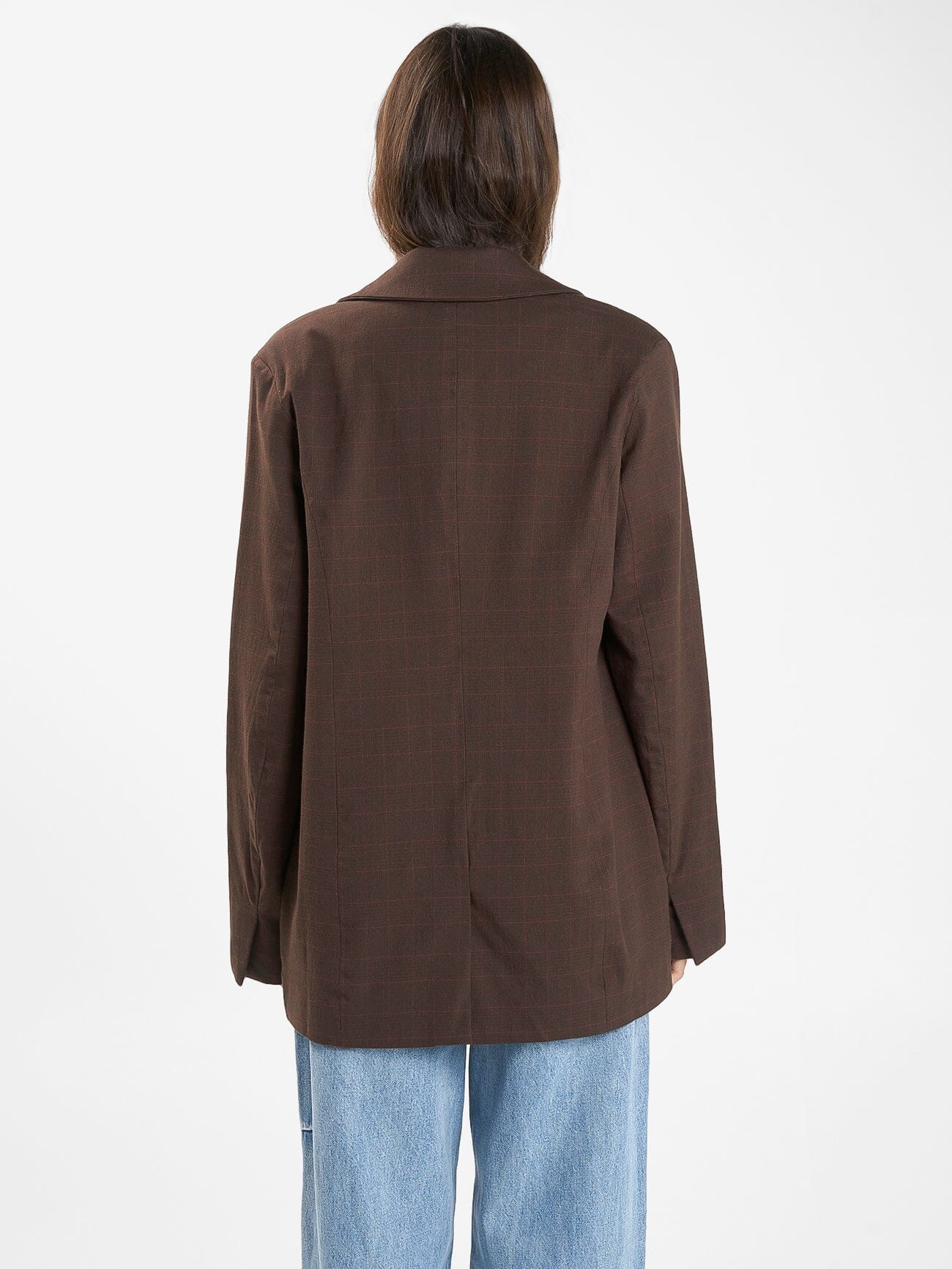 Allegra Blazer - Burnt Chestnut 4