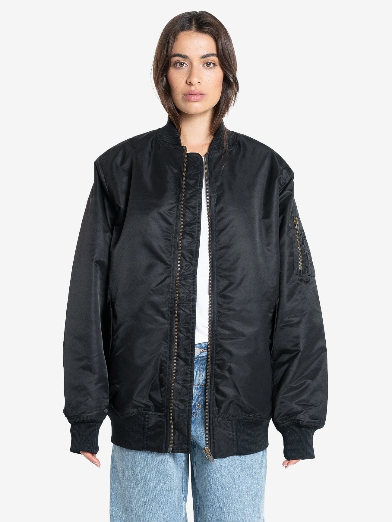 Thrills Union Oversized Bomber - Black 4