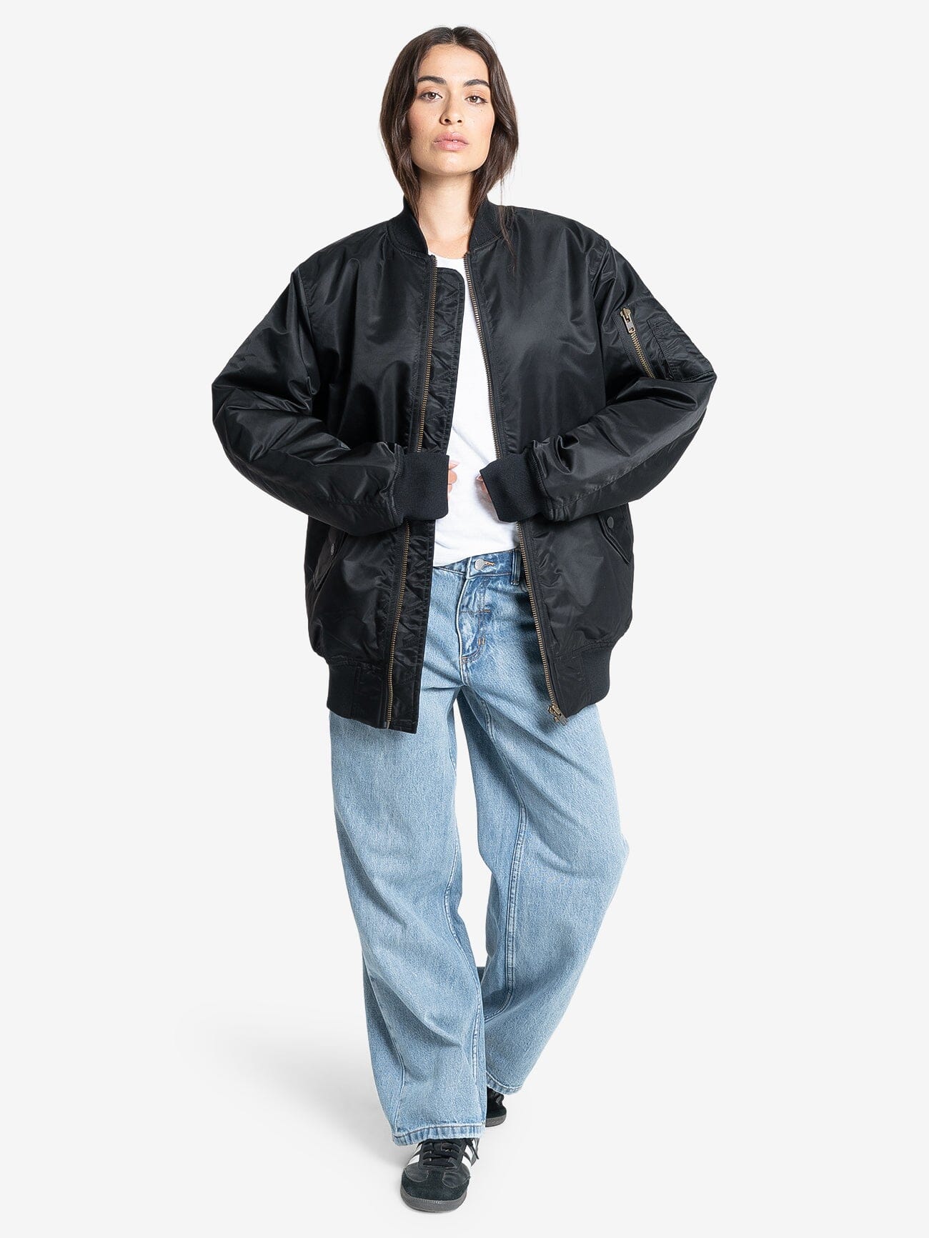 Thrills Union Oversized Bomber - Black 4