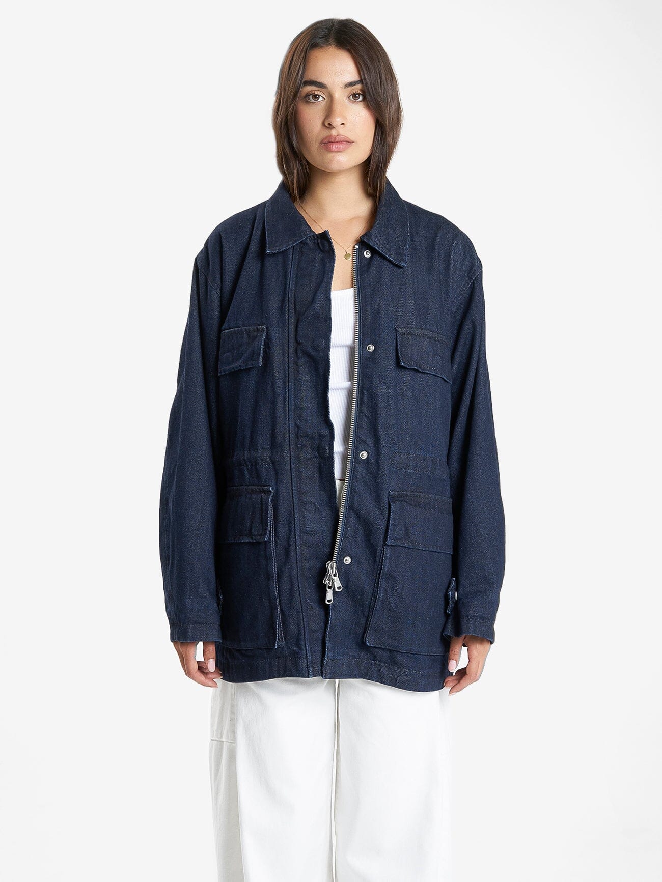 Meg Jacket - Raw Indigo 4