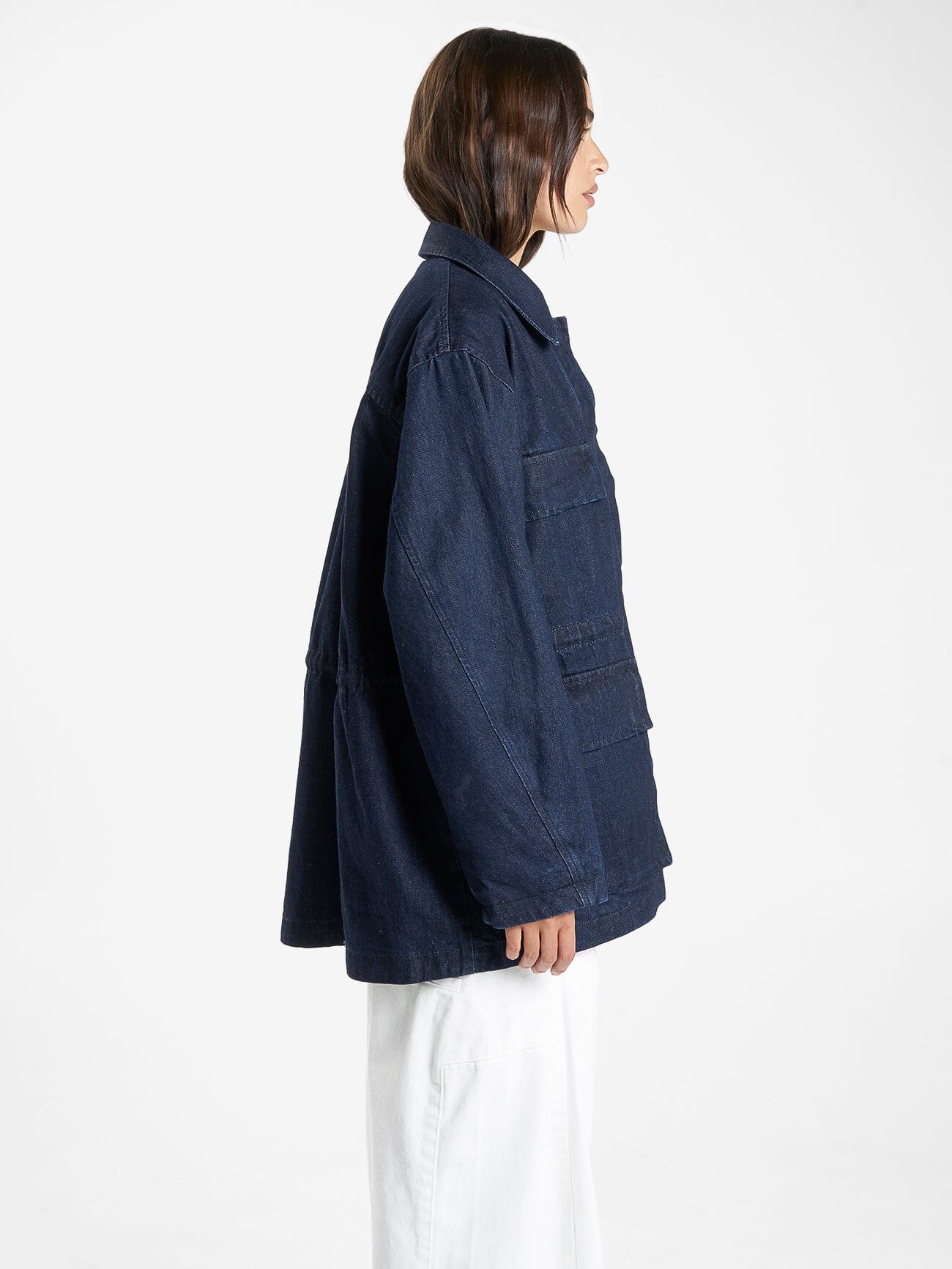 Meg Jacket - Raw Indigo 4