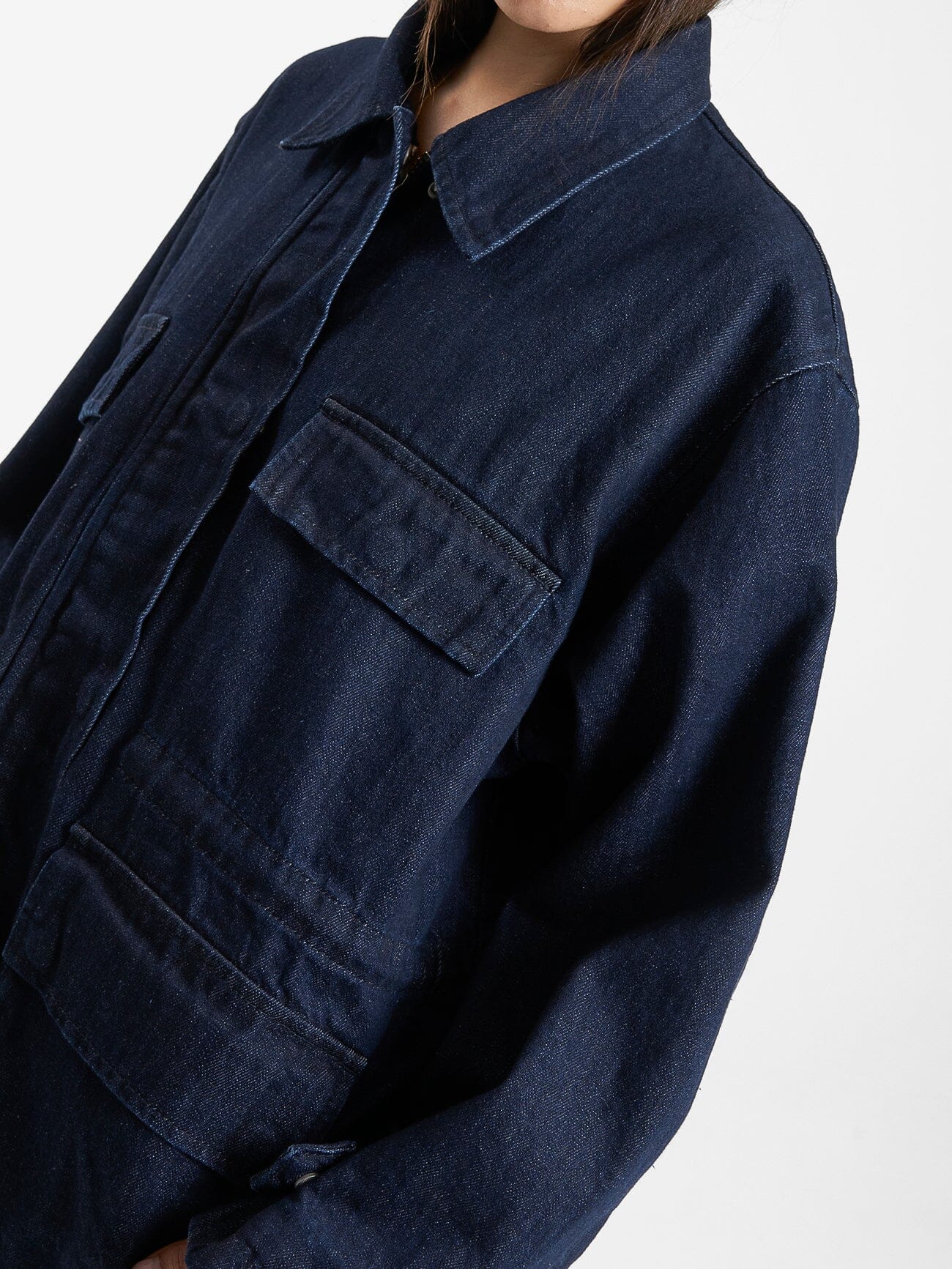 Meg Jacket - Raw Indigo 4