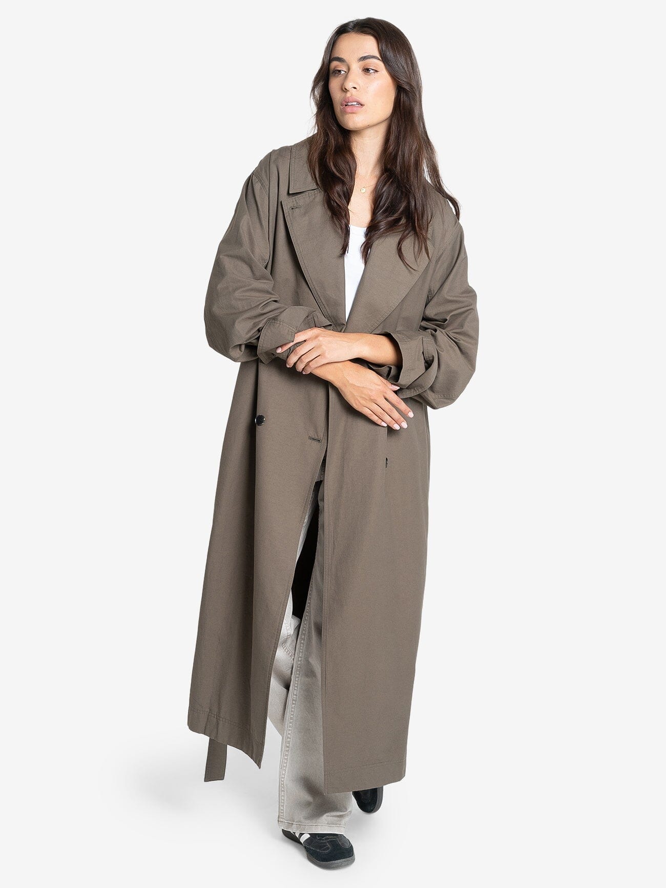 Layne Trench Coat - Canteen 4