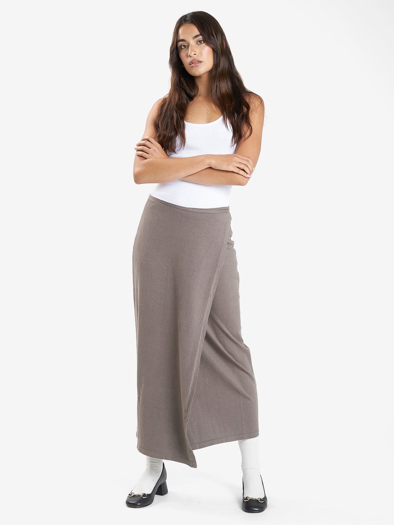 Hemp Wrap Skirt - Light Canteen 4