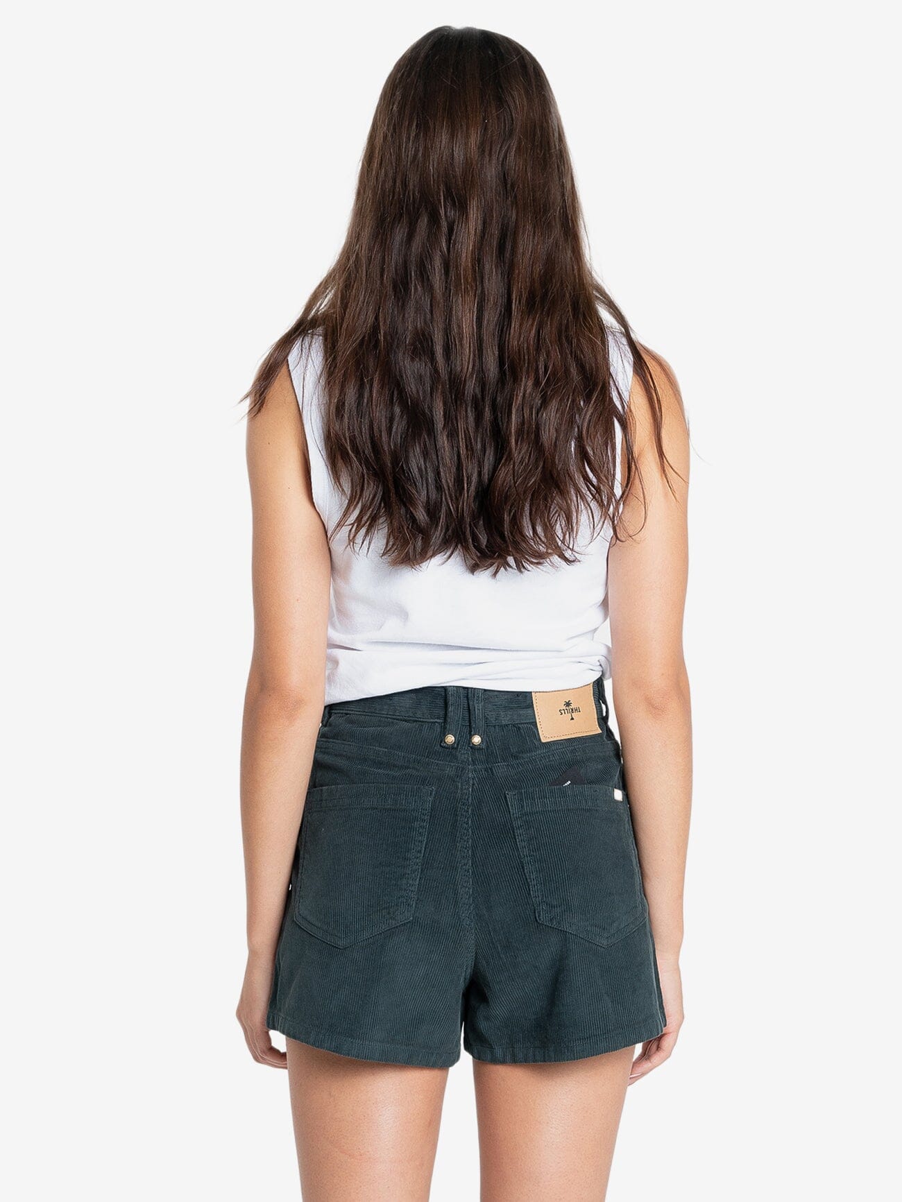 Erica Cord Short - Dark Jade 4