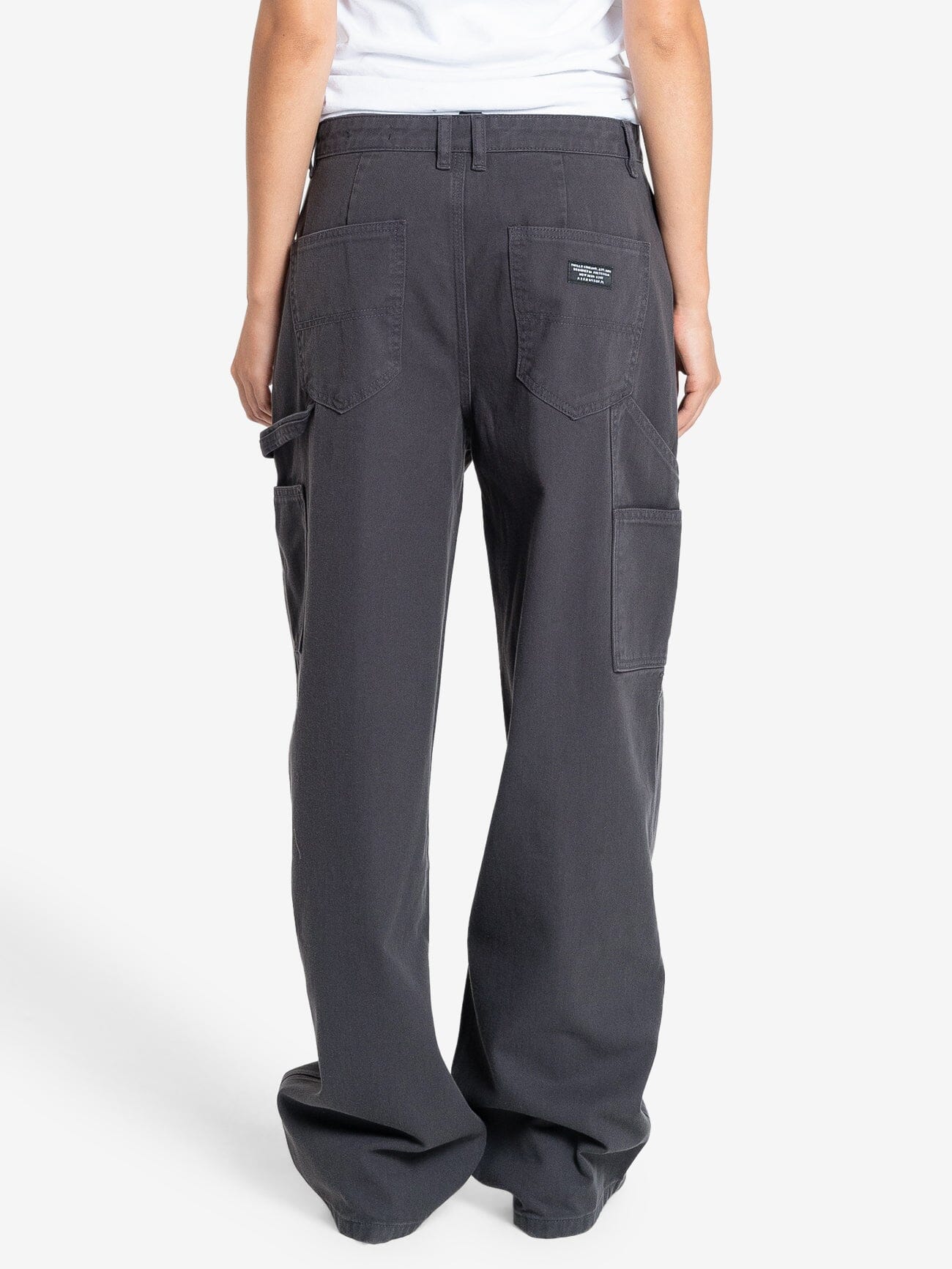 Slouch Carpenter Twill Pant - Dark Charcoal 4